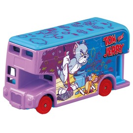 Takara Tomy Tomica Dream Tomica SP Tom and Jerry Wrapping Bus (Purple) Mini Car Toy for Ages 3 and Up
