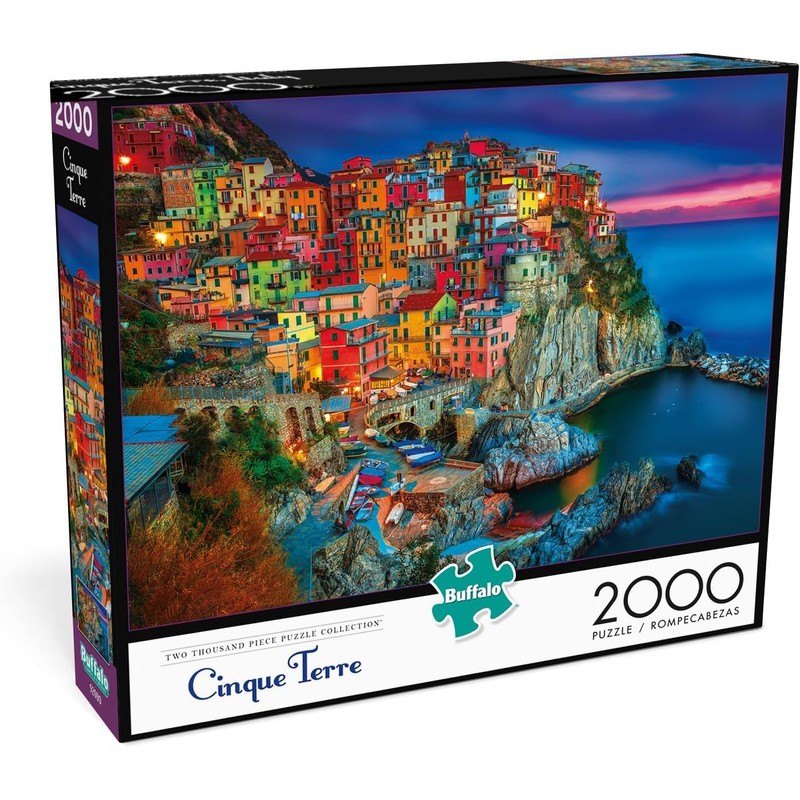 Buffalo Games - Cinque Terre - 2000 Piece Jigsaw Puzzle,