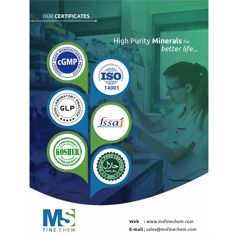 MS Finechem Sodium Benzoate 100% Purity Food Grade Preservative Additive