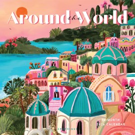 Graphique 2026 Around The World Wall Calendar | 12” x 12” | Thick Paper | Home & Office Organizer | Large Monthly Grid | 3 Languages & Marked Holidays | 4 Month Preview Page for 2027