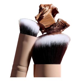 Brocha Snatch And Sculpt Doble Punta Beauty Creations Color Nude                                                                                      