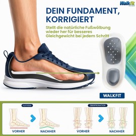 Walkfit Platinum Orthotics- Size G (w 11 -11.5/m 10 - 10.5)