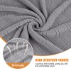VANSOFY Recliner Cover, 3-Pieces Stretch Reclining Couch Covers with Pockets
