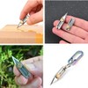 SZHOWORLD Ultra Small Titanium Utility Knife, EDC Tiny Knife Box/Package