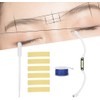 Hilo para Cejas Regla de marcador de línea profesional Herramienta