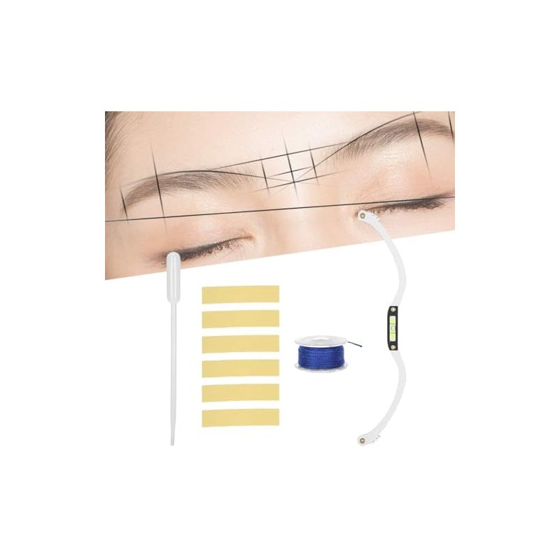 Hilo para Cejas Regla de marcador de línea profesional Herramienta