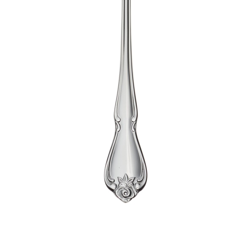 Oneida True Rose Iced Tea Spoons, Set of 4,Silver