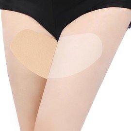 Anti Chafing Thigh Guards, Thigh Inner Clear Invisible Prevention Friction Patch, Skin Lift Transparent Waterproof Adhesive Tape, 2 Colors, Skin 6 + Clear 6, 12PCS