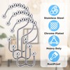 Shower Curtain Rings,Shower Curtain Hooks,Rust Proof Secure Lock Ring Clips