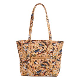 Vera Bradley Women's Cotton Small Vera Tote Bag, French Hens, One Size