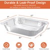 Apprise Deals 10 Large Aluminium Foil Trays Deep (32x26x7 cm)