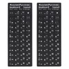 2Pcs Russian Keyboard Stickers for PC Computer Mac Laptop Desktop