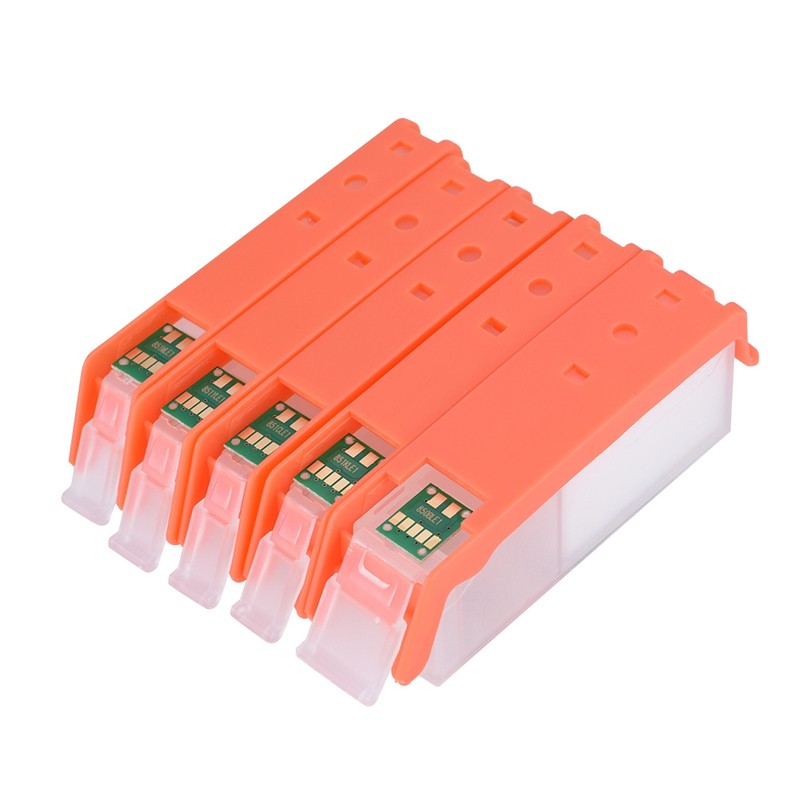 5Colors PGI-850/CLI-851 Refillable Ink Cartridge with ARC Chip for Canon