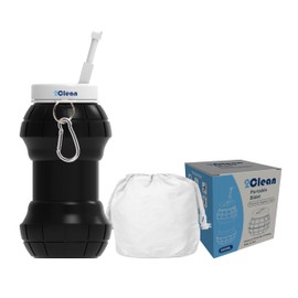 Portable Bidet Travel-Collapsible & Expandable 550ml | Lightweight, Convenient Flow Bidet, Travel Bidet Portable, Handheld Bidet, Portable Bidet for Women, Hand Held Bidet, Bidet Bottle, Camping bidet