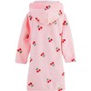 RUOGU Kids Bathrobe Hooded Plush Fleece Robe for Girls Boys