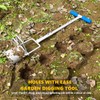 Updated Bulb Planter Long Handle for Digging, 5-in-1 Lawn and