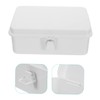 Operitacx Medium Storage Box Lid Oxford Steel Frame Desktop Stationery