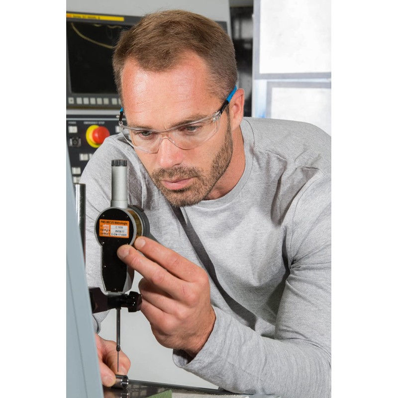 JSP - Rigi Spectacle with Clear Lens and Blue Temples