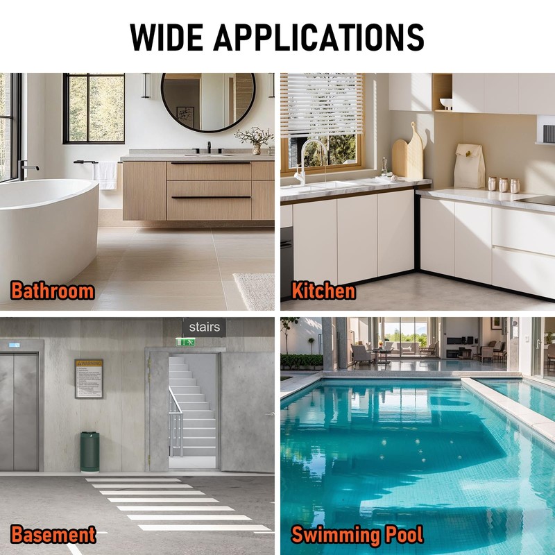 Nisorpa Waterproof Membrane for Shower 3.3ft x 98.5ft(323 Sq Ft)