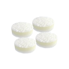 Mamei AZ-133 Washbasin Wash Sponge, Spare, Length 2.6 x Width 2.6 inches (6.5 x 6.5 mm), White, 4 Pieces