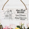 New Home Plaque - Celebrate Your First Home with Love