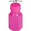 Rhode Island Novelty 1.75 Inch Neon Bubble Bottles, Pack of