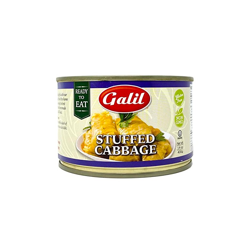 Galil Stuffed Cabbage – 14 Ounce – Ready to Eat
