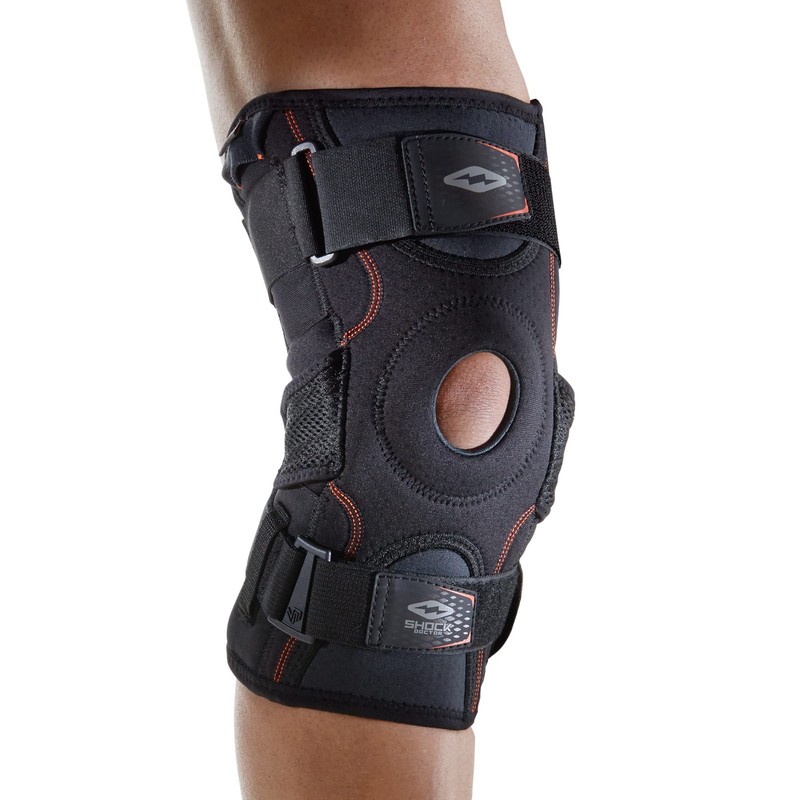 Shock Doctor Knee Brace Support, Compression Sleeve w/side Stabilizers, Patellar