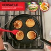 Modern Innovations 4-Cup Nonstick Egg Frying Pan with Lid, Fried