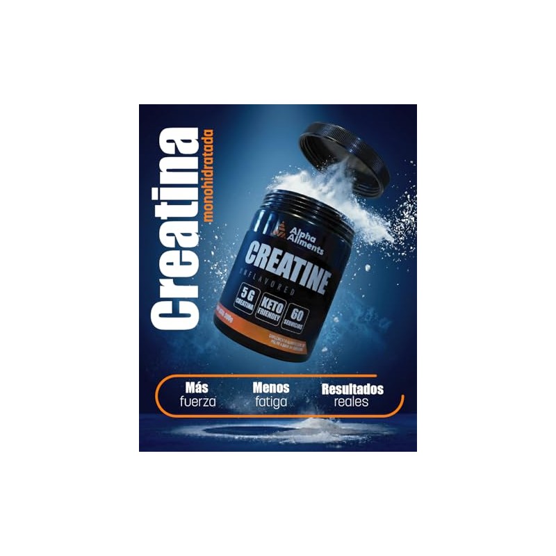 Creatina Monohidratada Micronizada en polvo sin sabor | 300G |