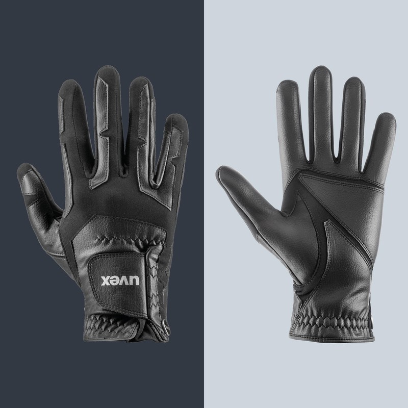Uvex Ventraxion Plus Riding Gloves, Black, 7-8