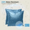 SUSIE'S GARDEN Faux Leather Outdoor 100% Waterproof Throw Pillow Covers