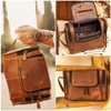 Gusti Chester Leather Toiletry Bag Wash Bag, brown, Wash bag