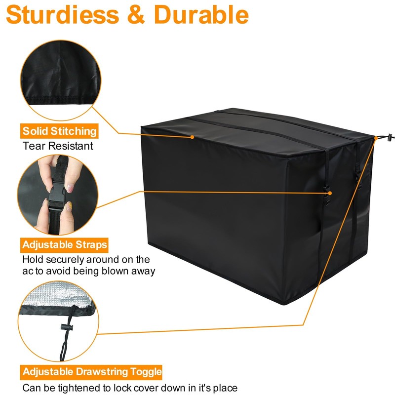 Demao Winter AC Covers for Outside, Air Conditioner Cover for