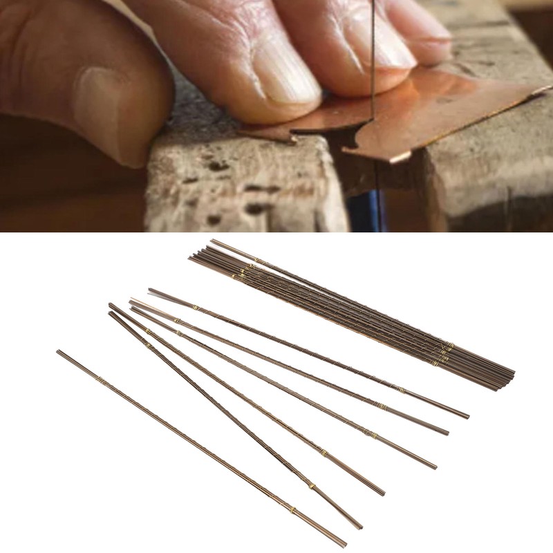 144pcs Jeweler Piercing Saw Blades 3/0 Spiral Teeth Jeweler Saw