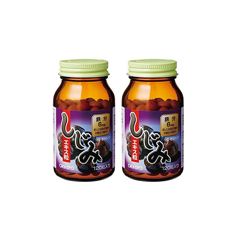 Orihiro New Freshwater Clam Extract Grain (30 Day Supply, 120