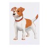 'Jack Russell Terrier' Temporary Tattoo - Water Resistant, Skin-Safe, Non-Toxic
