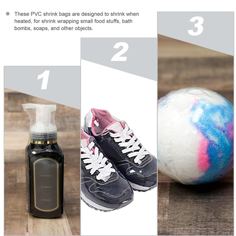 ZOKJSW Pack of 200 shrink film bags (10 x 15