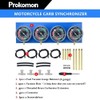 Prokomon Motorcycle Carburetor Synchronizer Tool Kit; Carb Synchronizer Tool with