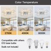 ZGLAOJT Semi Flush Mount 8 Light Ceiling Light Modern Metal