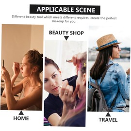 NOLITOY 3pcs Stainless Steel Scissors Round Tip Nose Hair Scissors Professional Makeup Eyelash Cutters Beauty Tools Set for Home Travel