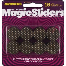 Magic Sliders 77514 Heavy-duty Self-stick Gripper Pad, 1"