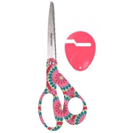 Fiskars 8 Inch Designer Scissors with Sharpener