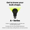 Feit Electric A19 LED Light Filament Bulb, 100W Equivalent, Dimmable,