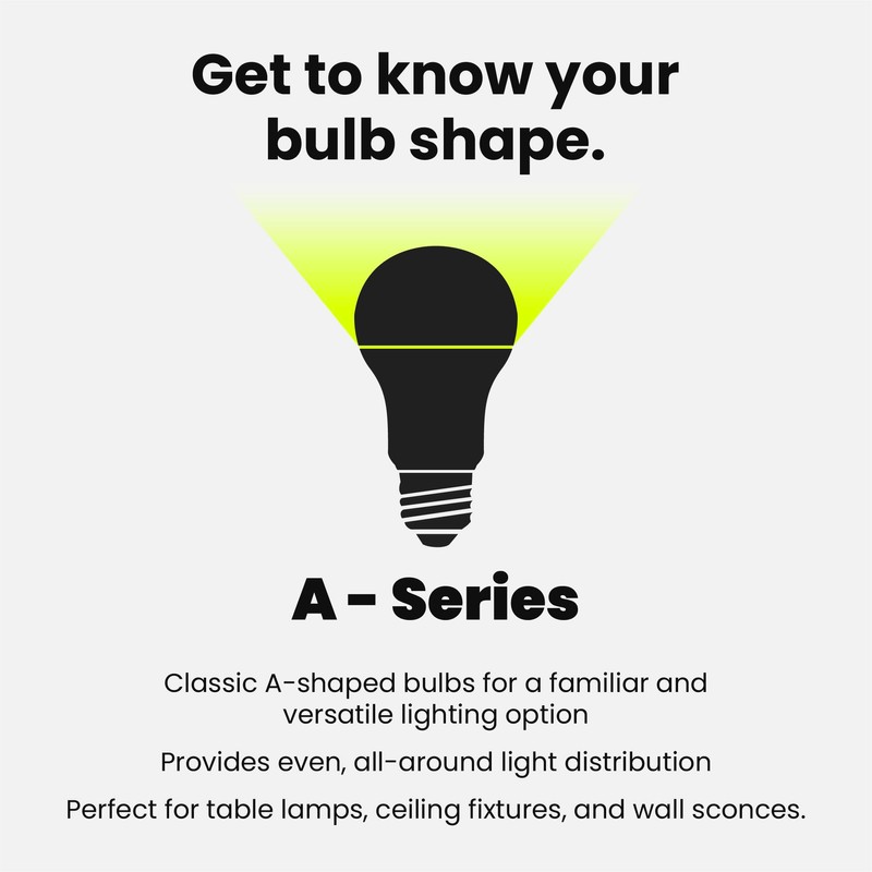Feit Electric A19 LED Light Filament Bulb, 100W Equivalent, Dimmable,