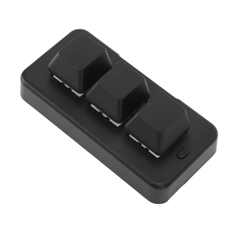 Customize 3 Keys Keyboard Black 3 Keys One Handed Mini