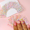 30pcs Easter Nail Art Stickers: Cute Bunny & Rabbit Nail