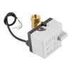 Motorized Ball Valve Electrical 2 Way Normally Open Manual Automatic