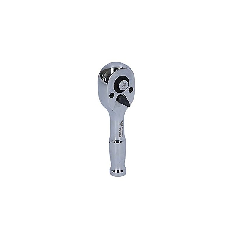 BRILLIANT TOOLS BT020999 1/4 Inch Mini Reversible Ratchet with Metal
