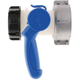 POFET IBC Tote Tank Hose Fittings Butterfly Valve Yard Hose Connection 2.44 Inch Outlet Tap Flap Valve